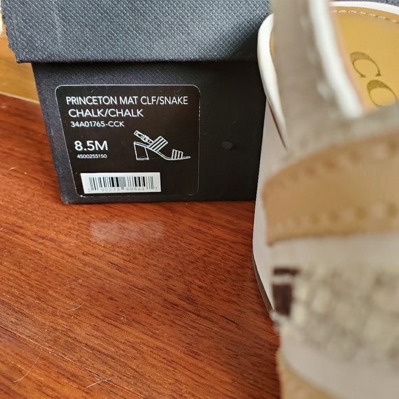 COACH "Princeston Snake" Block Heels 8.5 - Picture 6 of 8